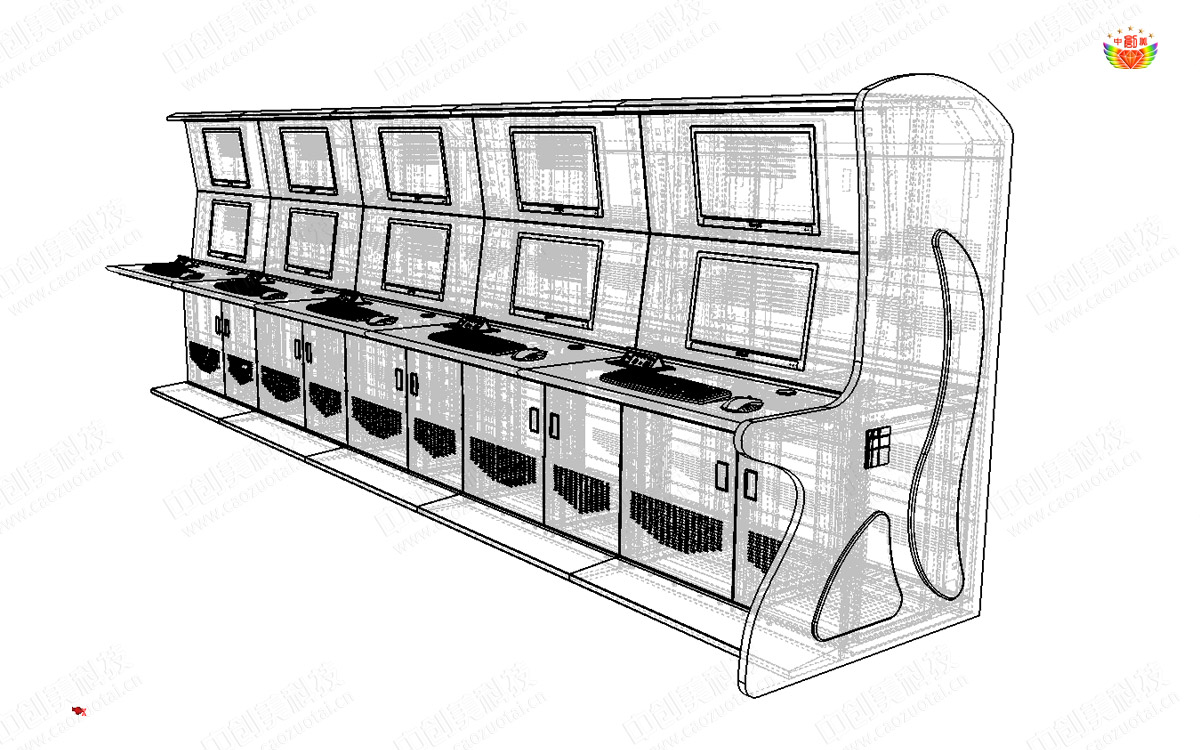 中控室操作臺(tái)圖片